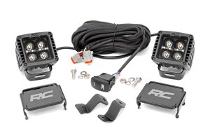 Ford F-150 Lightning LED Light Kit - Ditch - Rough Country - Amber DRL - Black - '22-'23 Ford F-150 Lightning LED Light Kit - Ditch - Rough Country - Amber DRL - Black - '22-'23